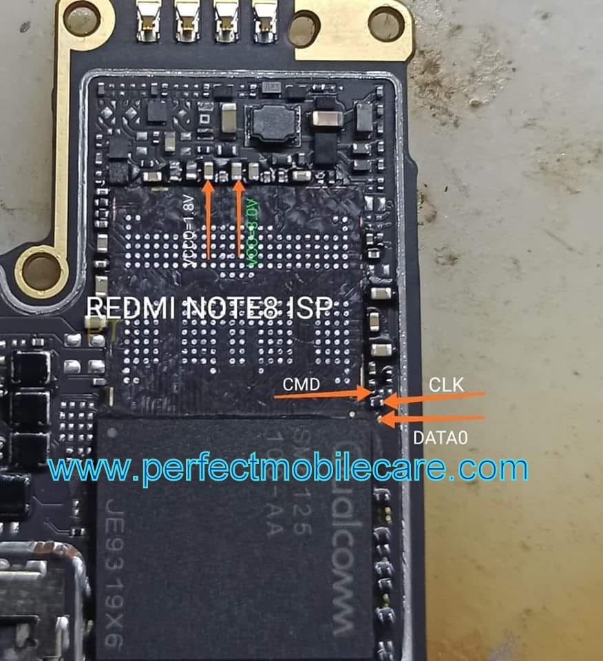 Redmi Note Isp Emmc Pinout Test Point Edl Mode Images